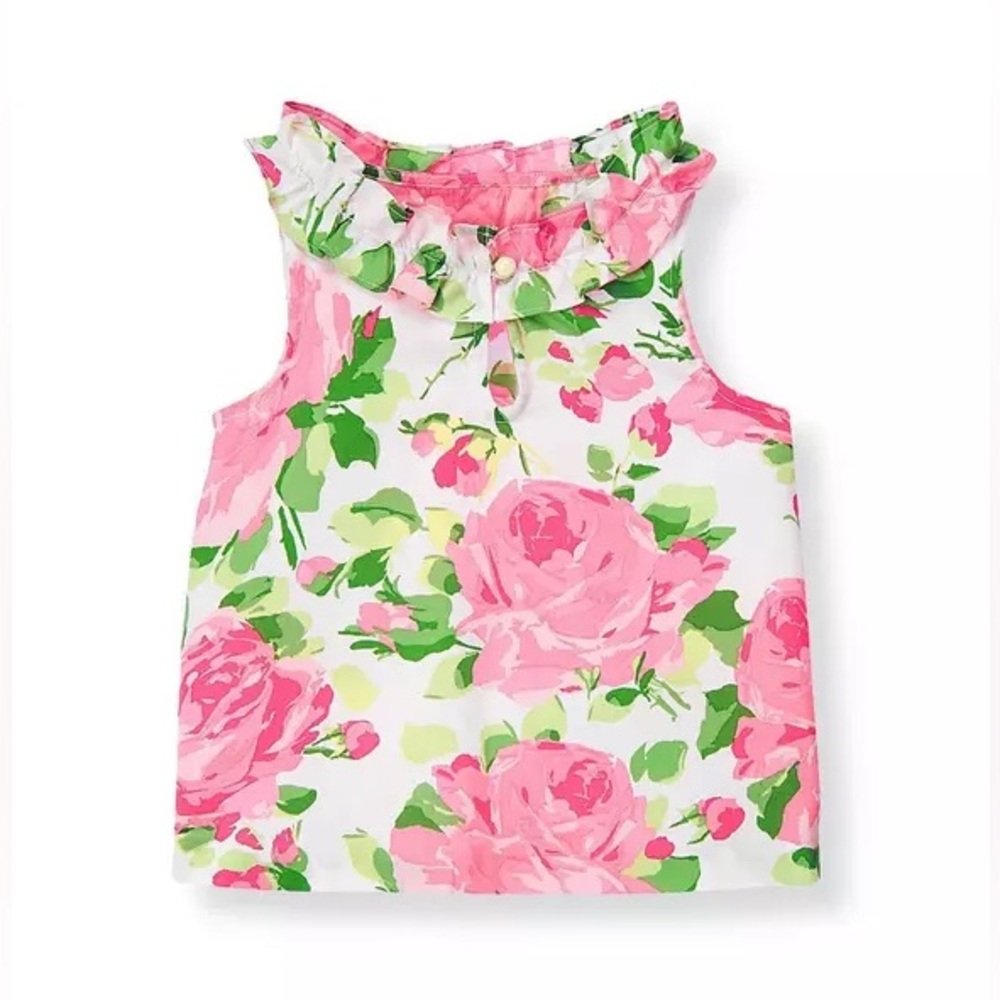 12/18 GUC Janie and Jack ROSE SATEEN TOP